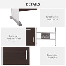 Load image into Gallery viewer, Stylish Compact Wooden Computer Desk with Keyboard Tray &amp; Storage Drawers
