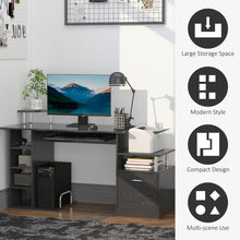Load image into Gallery viewer, Stylish Wood Computer Desk with Drawers &amp; Shelves for Home Office Efficiency
