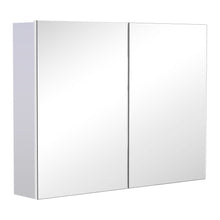 Load image into Gallery viewer, Modern Double Door Wall-Mounted Mirror Cabinet - Space-Saving Bathroom Storage
