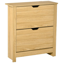 Load image into Gallery viewer, Elegant 12-Pair Shoe Storage Cabinet with Drawers &amp; Display Tabletop - Brown
