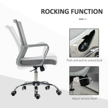Load image into Gallery viewer, Vinsetto Ergonomic Mesh Office Chair: Adjustable, Comfortable &amp; Stylish
