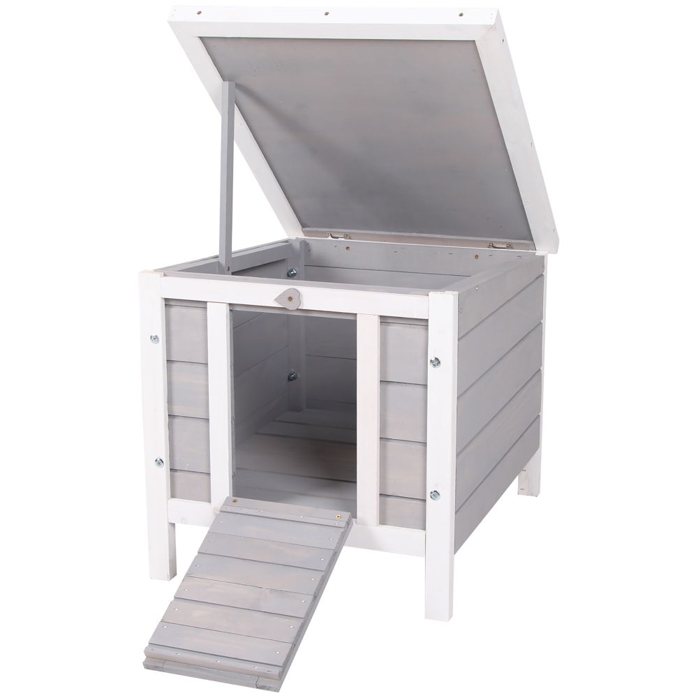 Deluxe Wooden Rabbit Hutch: Safe, Stylish Home for Bunnies & Small Pets