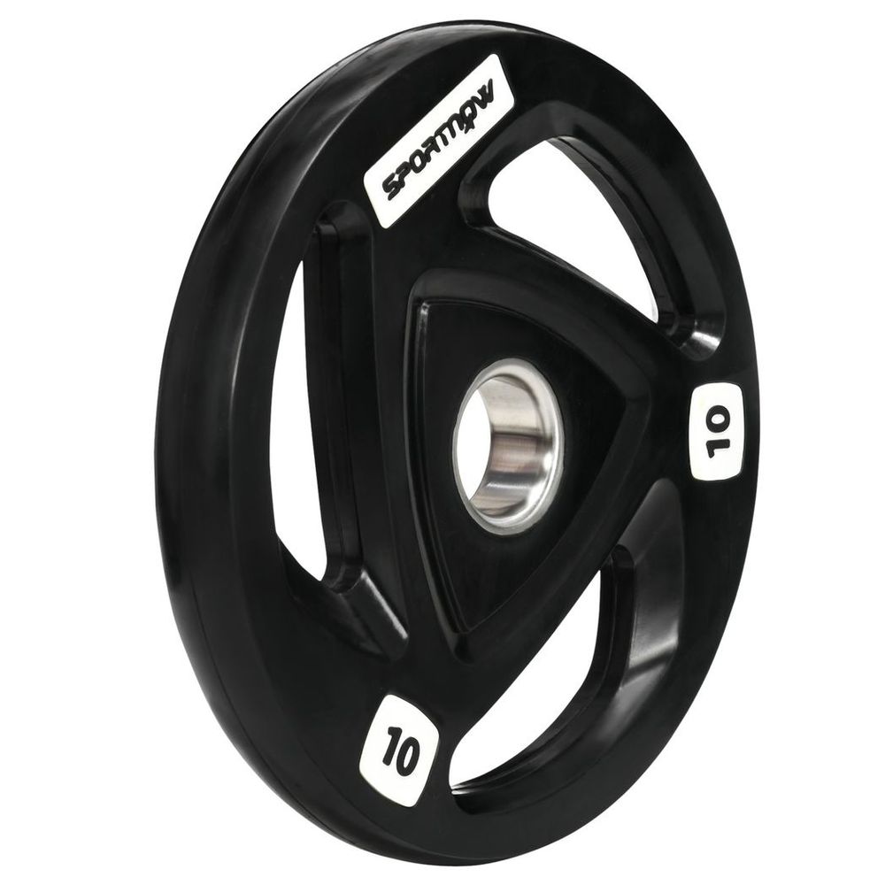 Tri-Grip Olympic Weight Plates Set - 2 x 10kg for Strength & Versatile Training