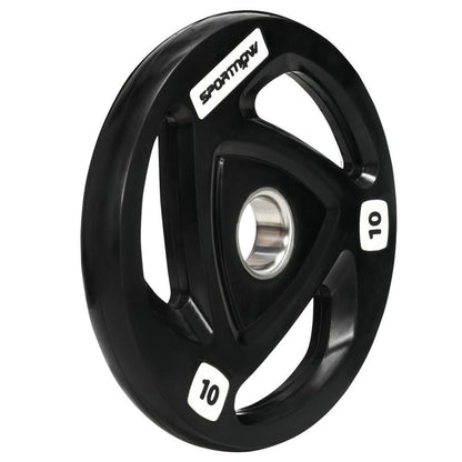 Tri-Grip Olympic Weight Plates Set - 2 x 10kg for Strength & Versatile Training