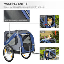 Load image into Gallery viewer, Adventure Pet Bicycle Trailer - Durable, Water-Resistant Carrier for Dogs &amp; Cats

