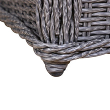 Load image into Gallery viewer, Modern 3-Piece Cushioned Rattan Lounger Set for Stylish Outdoor Relaxation
