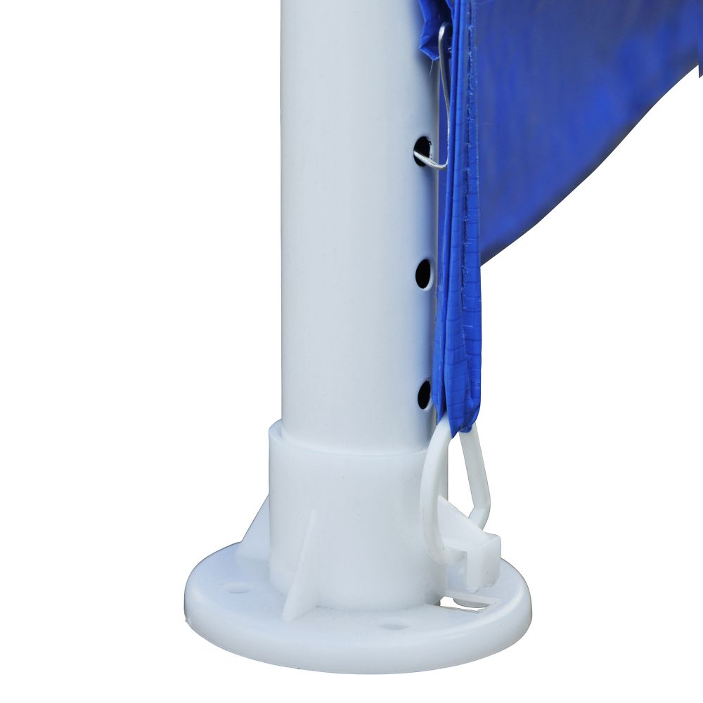 Outsunny 4x3m Heavy Duty Blue Party Gazebo Tent - Perfect Outdoor Shelter!