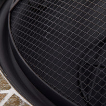 Load image into Gallery viewer, Versatile Mosaic Fire Pit Bowl: Portable Heater, BBQ Grill &amp; Elegant Outdoor Charm
