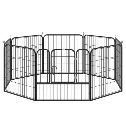 Versatile Folding Pet Playpen - Safe & Stylish Dog, Rabbit, Puppy Cage
