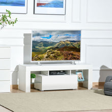 Load image into Gallery viewer, HOMCOM LED RGB High Gloss TV Stand Cabinet - Future-Ready &amp; Stylish
