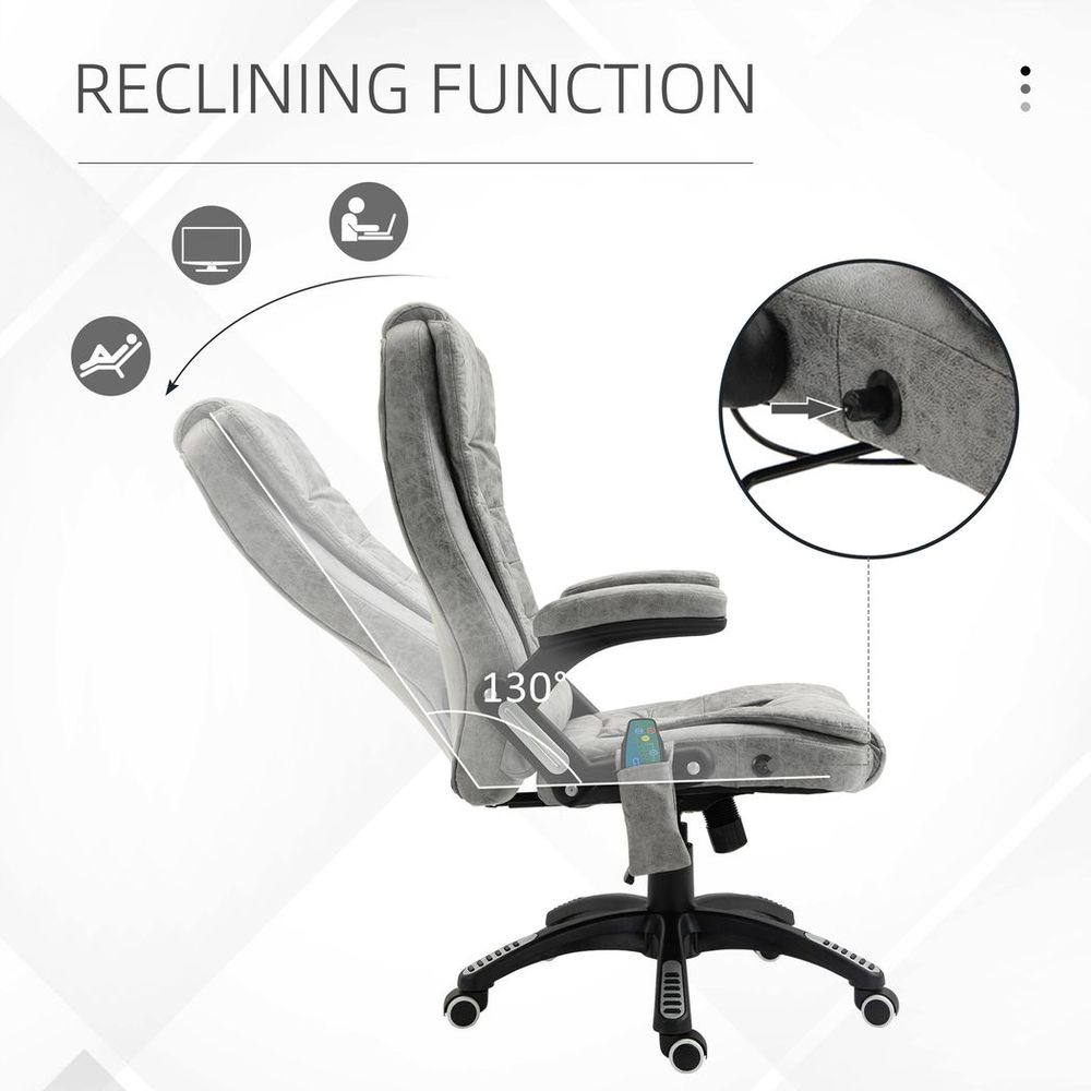 Luxurious Executive Reclining Massage Chair with Heating & Comfort Support