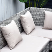 Load image into Gallery viewer, Stylish 5-Piece Rattan Patio Dining Set with Cushions for Ultimate Comfort
