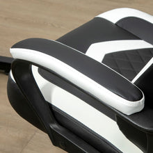 Load image into Gallery viewer, Ultimate Racing Gaming Chair with Lumbar Support &amp; Sleek Design - Black/White
