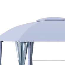 Load image into Gallery viewer, Hexagon Metal Gazebo Canopy 4x4.7m - Elegant Outdoor Shelter with Bug Netting
