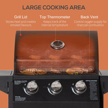 Load image into Gallery viewer, Ultimate 3-Burner Portable Gas BBQ Grill with Warming Rack &amp; Storage Cabinet
