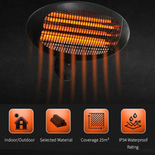 Load image into Gallery viewer, Outsunny 2kW Wall-Mount Patio Heater - 3 Power Settings for Cozy Outdoor Spaces
