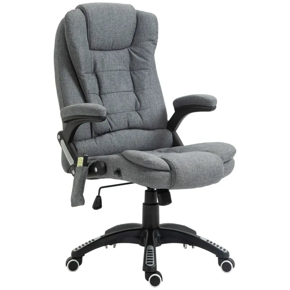 Relax & Recharge: Executive Reclining Chair with Heating Massage & Headrest