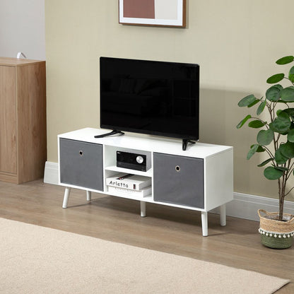 HOMCOM Versatile Modern TV Stand with Storage - Stylish & Functional