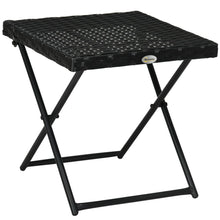 Load image into Gallery viewer, Folding Rattan Coffee Table – Stylish &amp; Space-Saving for Outdoor Living
