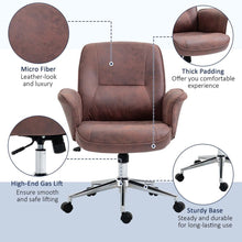 Load image into Gallery viewer, Vinsetto Microfibre Executive Office Chair - Swivel, Tilt &amp; Wheels in Red
