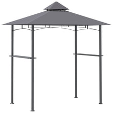 Load image into Gallery viewer, 8ft Double-Tier BBQ Gazebo Canopy: Your Ultimate Outdoor Cooking Oasis
