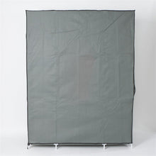 Load image into Gallery viewer, 5-Layer 12-Compartment Non-woven Fabric Wardrobe Portable Closet Grey (133x46x170cm)
