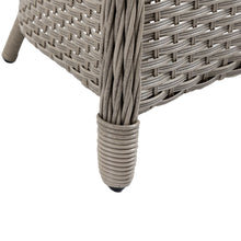 Load image into Gallery viewer, Stylish 5-Piece Grey PE Rattan Patio Dining Set for Comfort &amp; Elegance
