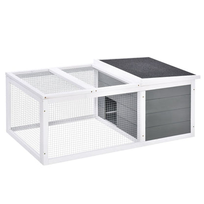 Ultimate Outdoor Rabbit Hutch & Small Animal Cage with Weatherproof Cover