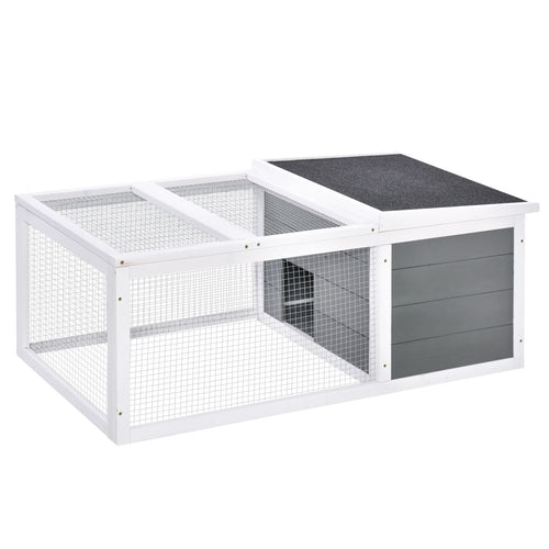 Ultimate Outdoor Rabbit Hutch & Small Animal Cage with Weatherproof Cover