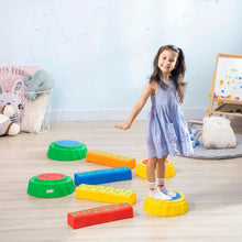 Load image into Gallery viewer, Outsunny 8-Piece Kids Non-Slip Stepping Stones for Safe Outdoor Play Fun
