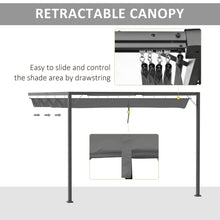 Load image into Gallery viewer, Versatile 3x3m Retractable Pergola Canopy - Perfect Sun Shade for Outdoor Bliss!
