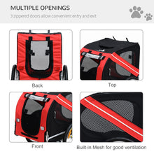 Load image into Gallery viewer, Pet Bicycle Trailer - Water-Resistant Dog &amp; Cat Carrier for Outdoor Adventures
