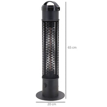 Load image into Gallery viewer, Outsunny Outdoor Infrared Tabletop Patio Heater - Safe, Portable, IP54 Waterproof

