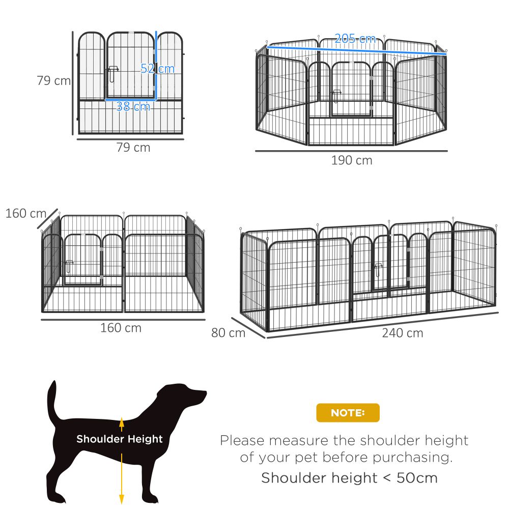 Versatile Folding Pet Playpen - Safe & Stylish Dog, Rabbit, Puppy Cage
