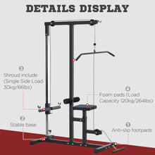 Load image into Gallery viewer, Adjustable Pulldown Power Tower Gym Machine - Target Upper Body Strength
