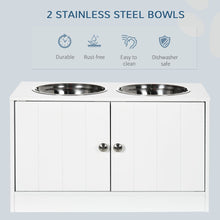 Load image into Gallery viewer, Elevated Dog Feeding Station with Storage - Stylish Comfort for Large Breeds
