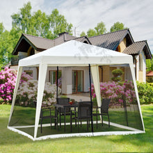 Load image into Gallery viewer, Outsunny 3x3m Cream White Outdoor Gazebo with Mesh Screen - Stylish &amp; Sturdy!
