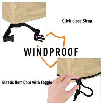 Ultimate Waterproof Rattan Sofa Cover for 3-Seater - Weather Resistance & Style