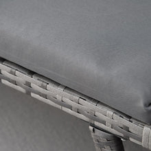 Load image into Gallery viewer, Convertible Rattan Daybed Sofa with Cushions - Perfect for Outdoor Relaxation
