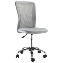 Load image into Gallery viewer, Compact Armless Ergonomic Office Chair - Height Adjustable with Mesh Back
