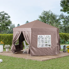 Load image into Gallery viewer, Outsunny 4m Hexagonal Metal Frame Garden Gazebo - Stylish Shelter &amp; Privacy
