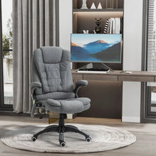 Load image into Gallery viewer, Relax &amp; Recharge: Executive Reclining Chair with Heating Massage &amp; Headrest
