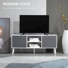 Load image into Gallery viewer, HOMCOM Versatile Modern TV Stand with Storage - Stylish &amp; Functional
