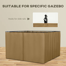Load image into Gallery viewer, Durable 4-Panel Replacement Curtains for 3x3M Gazebos - Cozy &amp; Private!

