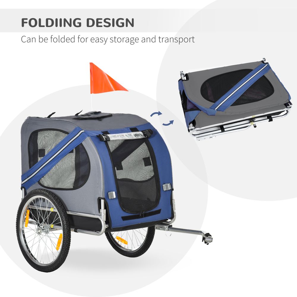 Adventure Pet Bicycle Trailer - Durable, Water-Resistant Carrier for Dogs & Cats