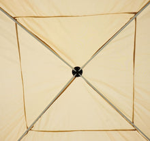 Load image into Gallery viewer, Instant 3x3m Pop-Up Gazebo with Mesh Walls - Tan | Bug-Free Outdoor Shelter!
