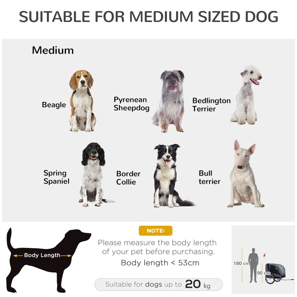 Ultimate Pet Bicycle Trailer: Durable, Spacious, Water-Resistant & Safe Ride!