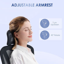 Load image into Gallery viewer, Vinsetto Ergonomic Mesh Office Chair: Adjustable Comfort &amp; Support
