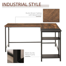 Load image into Gallery viewer, Industrial Compact Gaming Desk with Adjustable Shelf - Space-Saving Workstation
