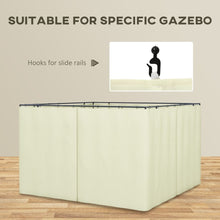 Load image into Gallery viewer, Outsunny 4-Panel Replacement Curtain Set for 3x3m Gazebo - Durable &amp; Stylish!
